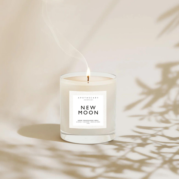 Embrace Tranquility with Our New Moon Soy Wax Candle