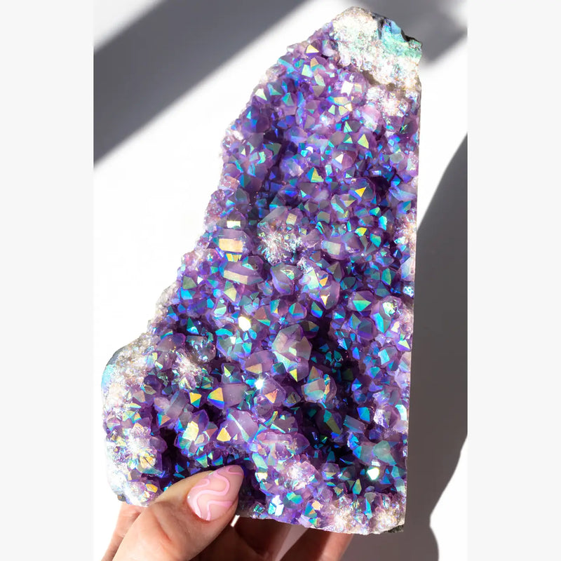 Angel Aura Amethyst Geode